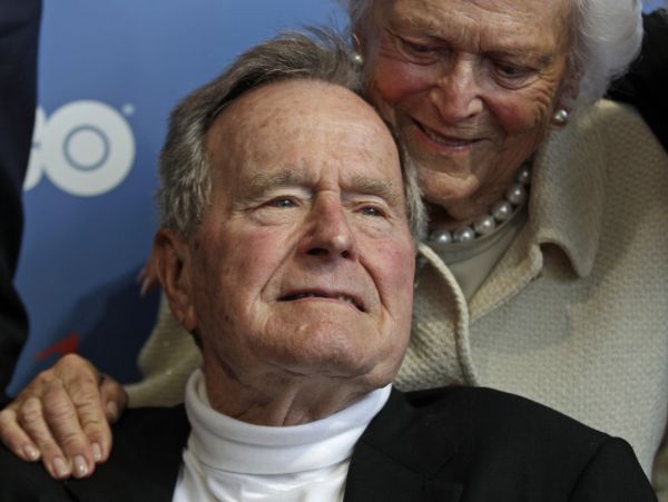 Bývalý americký republikánský prezident George Bush starší.