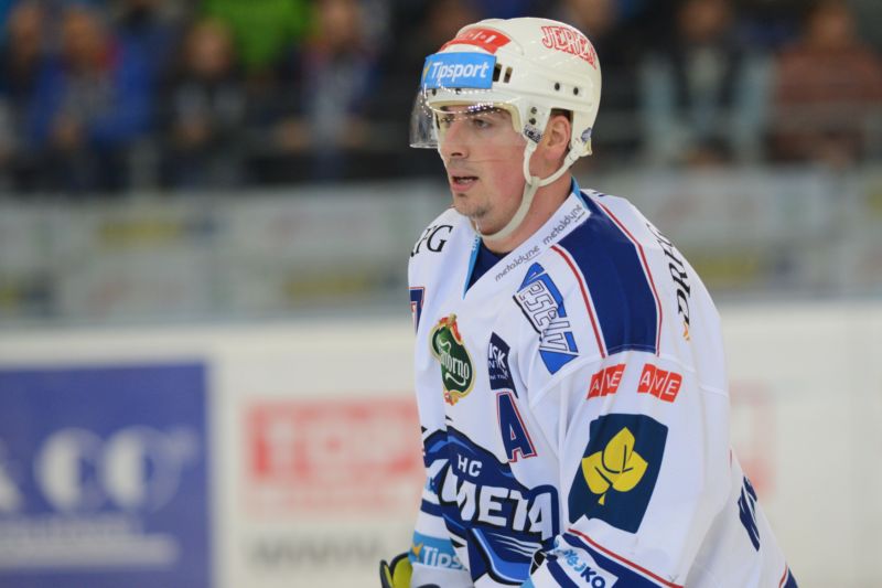 Tomáš Kaberle v dresu brněnské Komety.