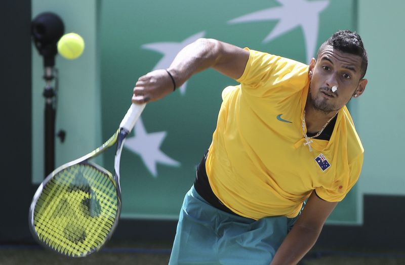Australský tenista Nick Kyrgios.