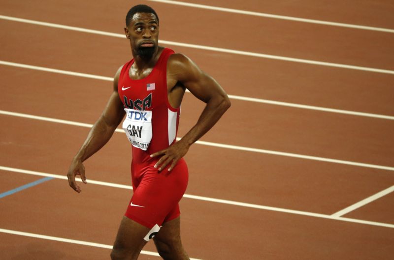 Tyson Gay chtěl vyzkoušet boby, účast na národním šampionátu ale nakonec zrušil.