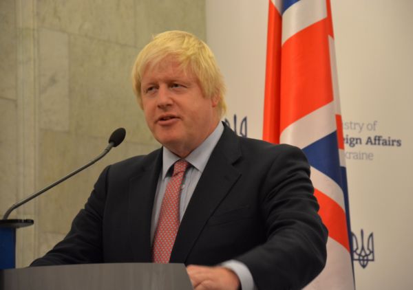 Britský ministr zahraničí Boris Johnson.