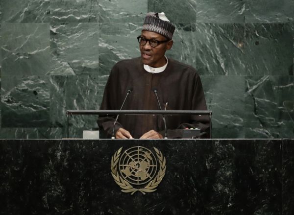Nigerijský prezident Muhammadu Buhari.