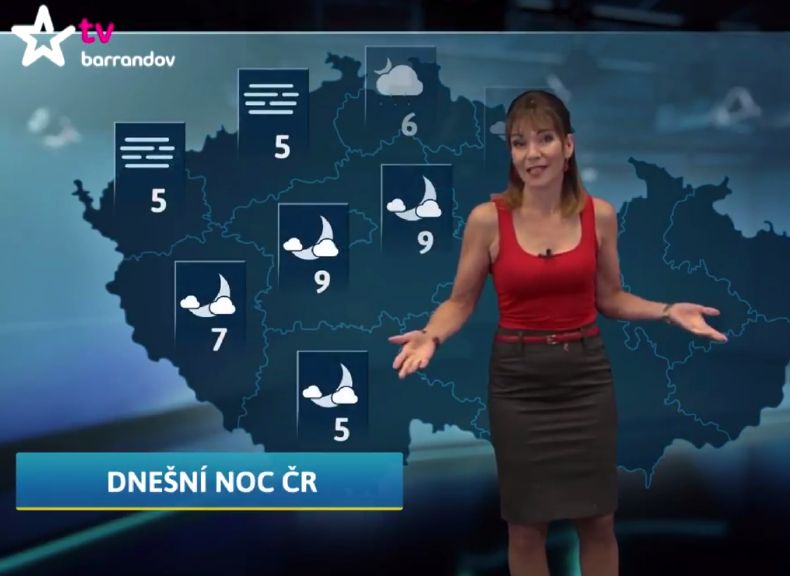 Moderátorka Michaela Dolinová. Moderátorka Michaela Dolinová.
