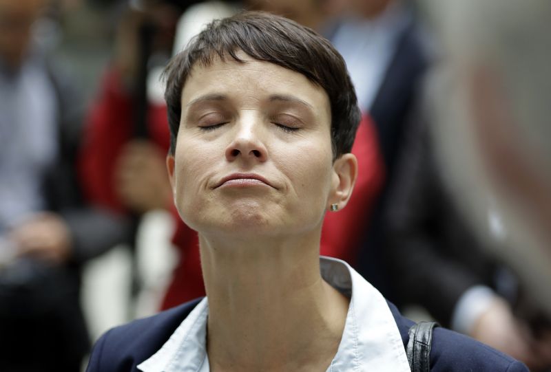 Předsedkyně populistické Alternativy pro Německo Frauke Petryová.