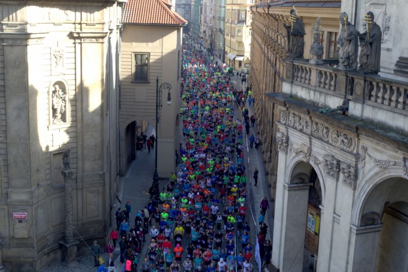 Maratonský běh v Praze (ilustrační foto).