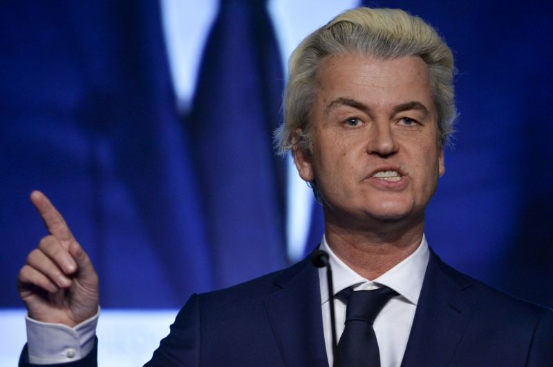 Nizozemský protiislámský politik Geert Wilders.