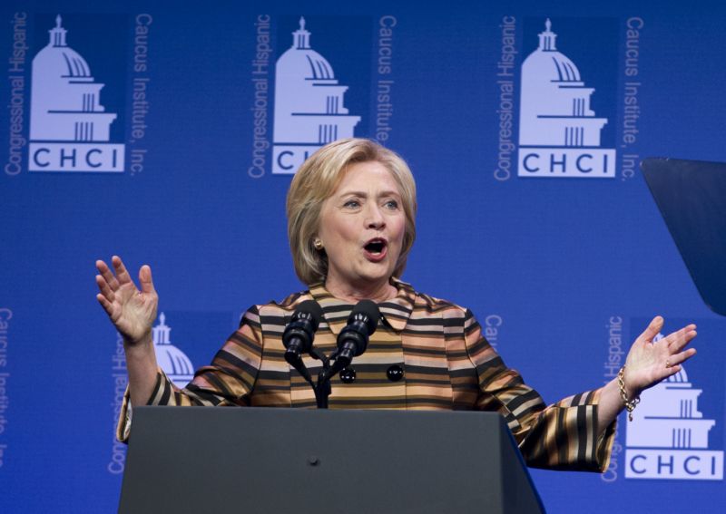 Hillary Clintonová.