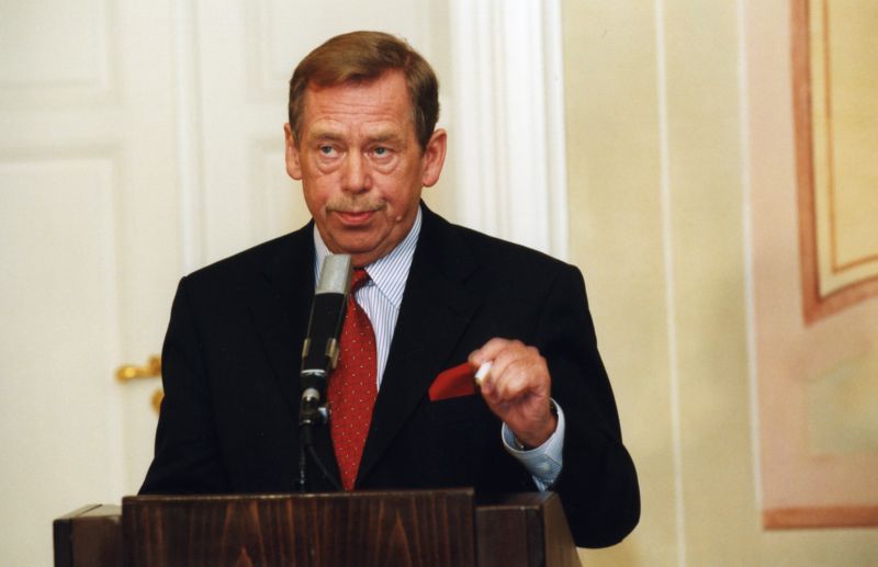 Prezident a spisovatel Václav Havel. 