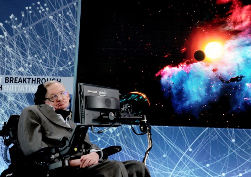 Britský fyzik Stephen Hawking.