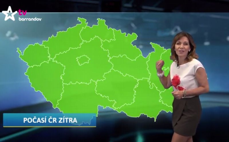 Nejlepším počasím vás provede Michaela Dolinová. Nejlepším počasím vás provede Michaela Dolinová.