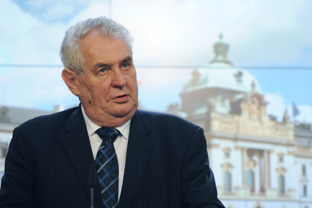 Prezident Miloš Zeman.