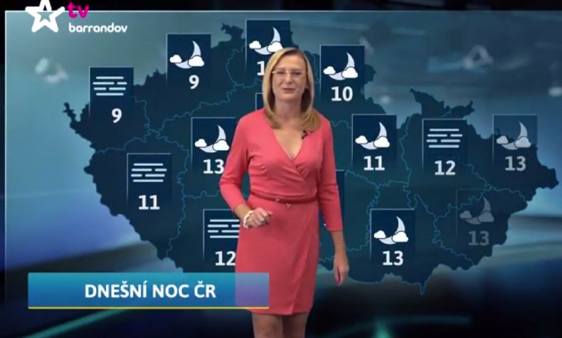 Moderátorka Štěpánka Duchková. Moderátorka Štěpánka Duchková.