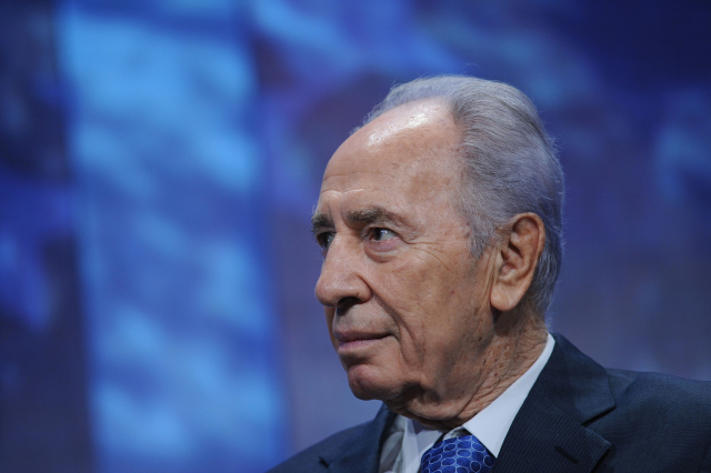 Bývalý izraelský prezident a premiér Šimon Peres.