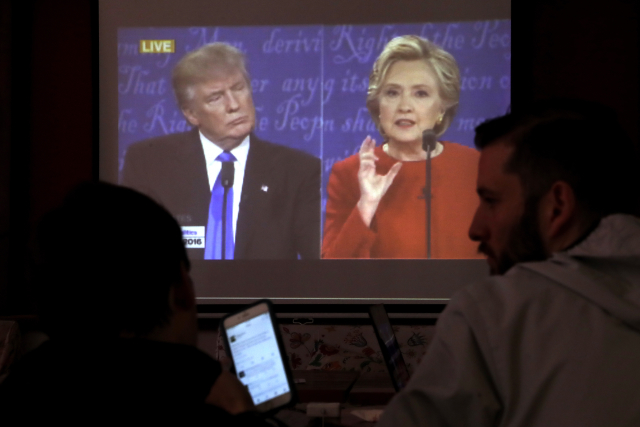 První debata Clintonová - Trump.