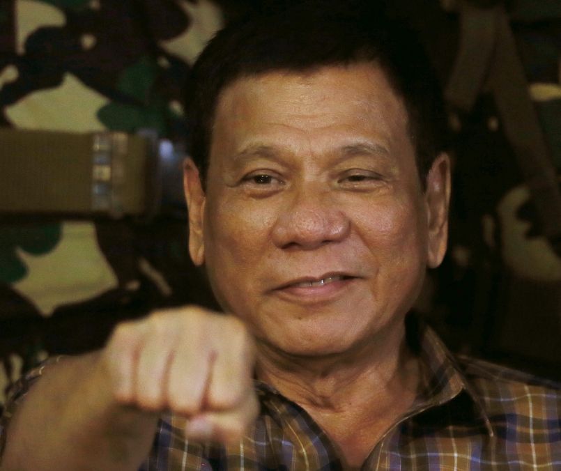 Filipínský prezident Rodrigo Duterte.