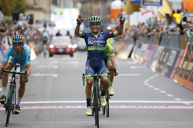 Kolumbijský cyklista Esteban Chaves.