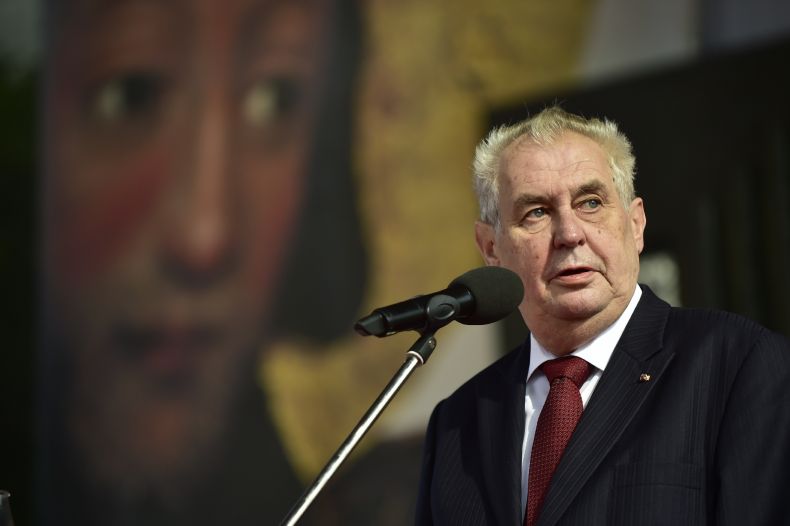 Prezident Miloš Zeman.