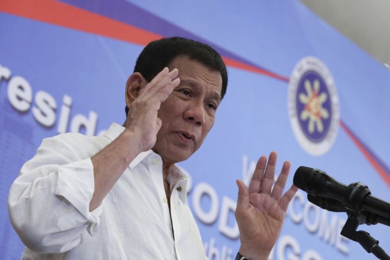 Filipínský prezident Rodrigo Duterte.
