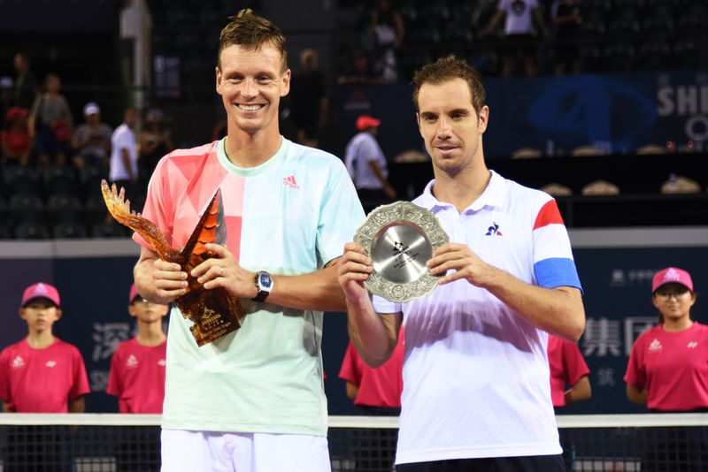 Tomáš Berdych po vítězství v turnaji.