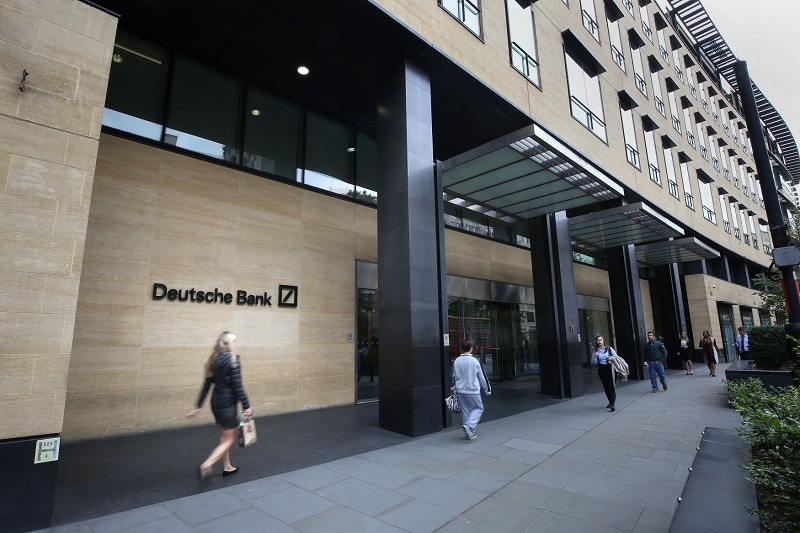 Budova Deutsche Bank. 