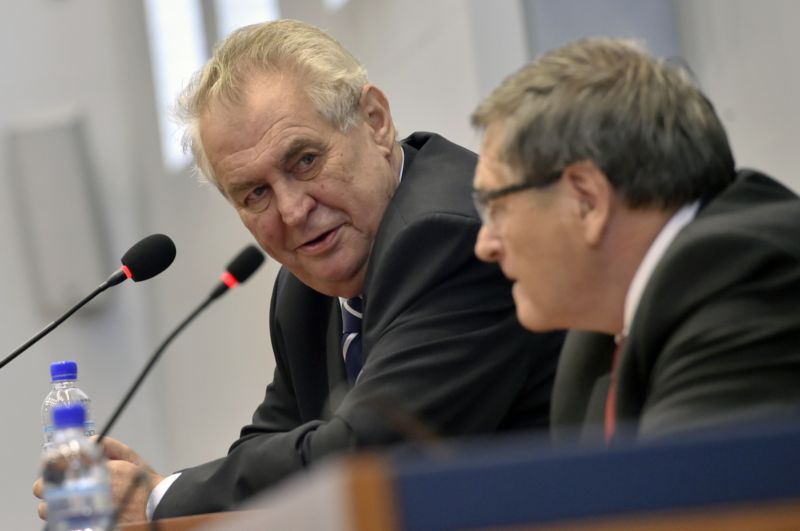 Prezident Miloš Zeman.