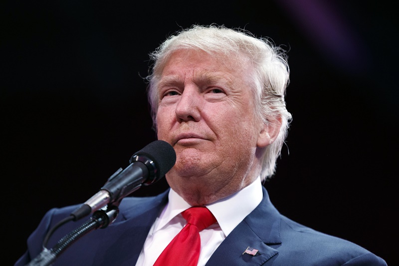 Prezidentský kandidát Donald Trump. 