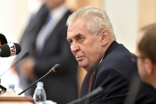 Prezident Miloš Zeman.