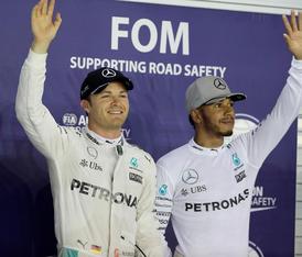 Nico Rosberg a Lewis Hamilton.