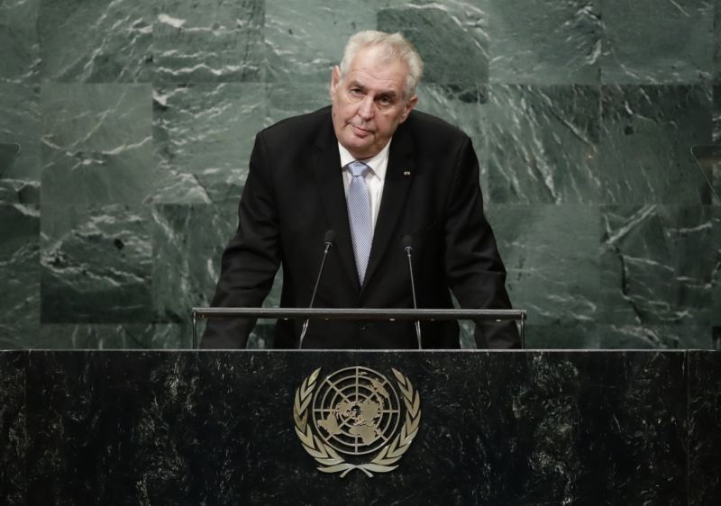 Prezident Miloš Zeman.
