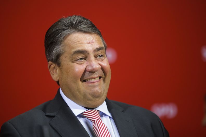 Místopředseda německé vlády a šéf sociálních demokratů Sigmar Gabriel.