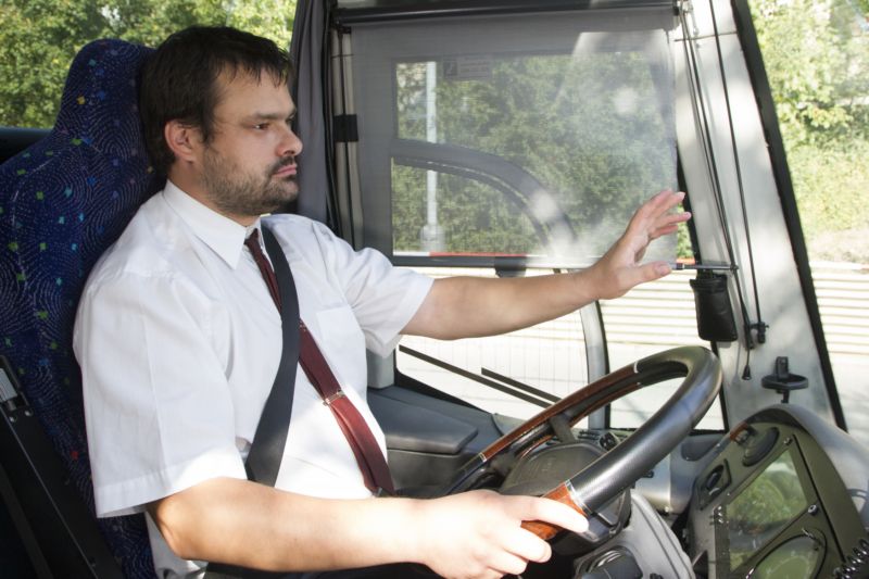 Řidič autobusu (ilustrační foto).