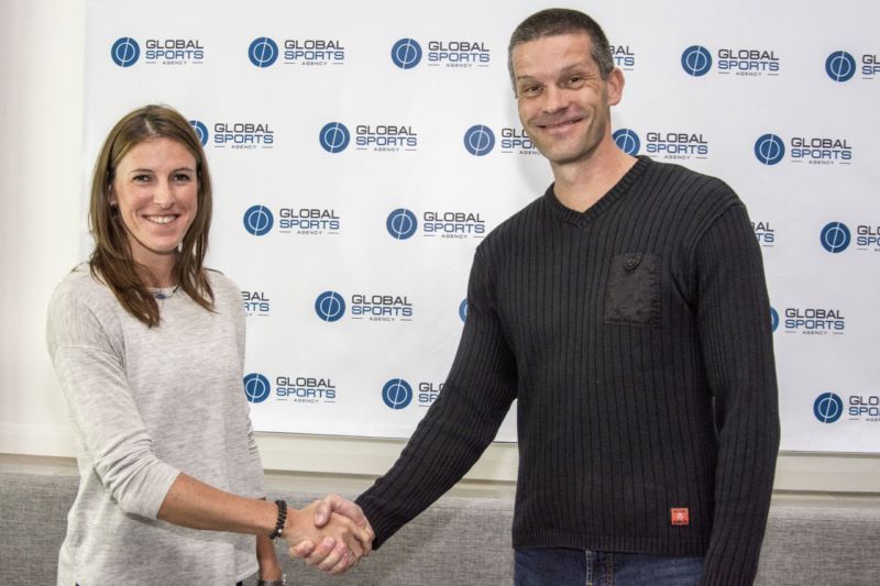 Zuzana Hejnová s novým trenérem Falkem Balzerem.