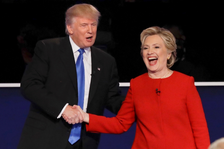 Hillary Clintonová a Donald Trump.