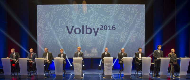 Předvolební debata 2016 (ilustrační foto).