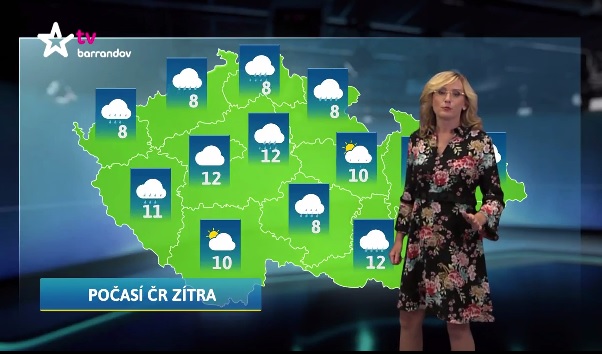 Nejlepší počasí s moderátorkou Štěpánkou Duchkovou. Nejlepší počasí s moderátorkou Štěpánkou Duchkovou.