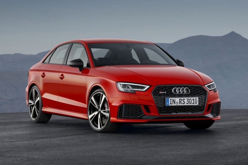 Nejdynamičtější verze modelové řady A3, model Audi RS 3 Limuzína.
