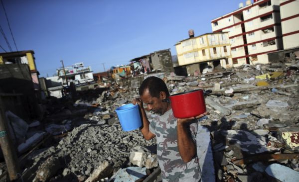 Hurikán Matthew zasáhl Haiti.