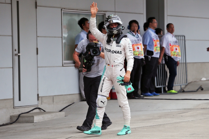 Nico Rosberg vyhrál sobotní kvalifikaci na Velkou cenu Japonska.