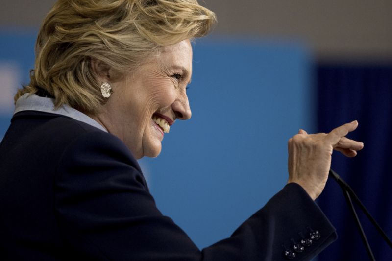 Hillary Clintonová.