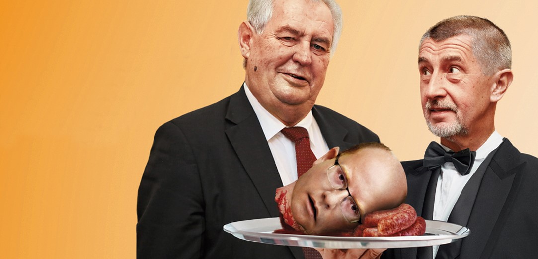 Andrej Babiš je na koni, Bohuslav Sobotka na kolenou.