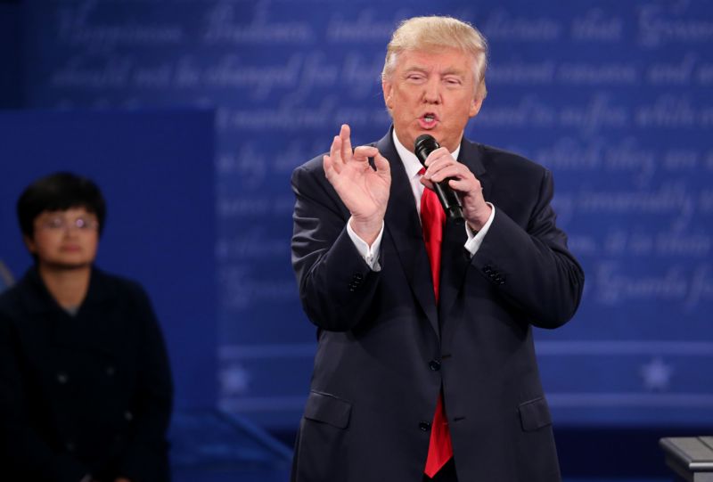 Kandidát na prezidenta USA Donald Trump.