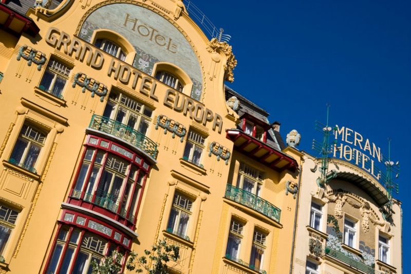 Český hotel Europa. 