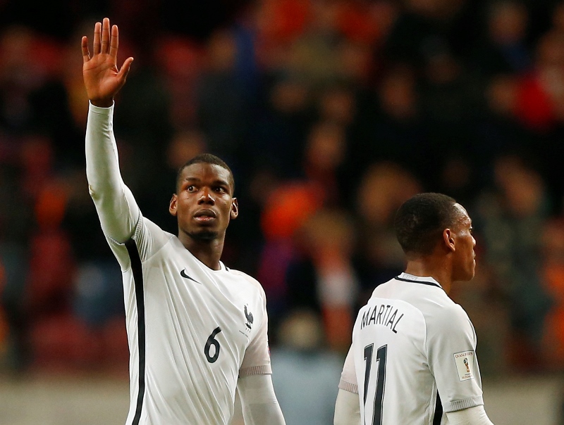 Střelec jediného francouzského gólu Paul Pogba.
