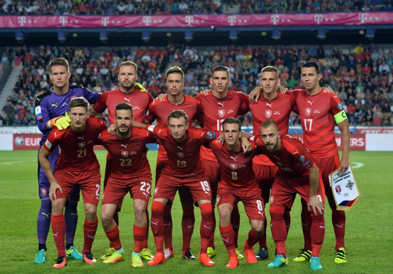 Česká fotbalová reprezentace.