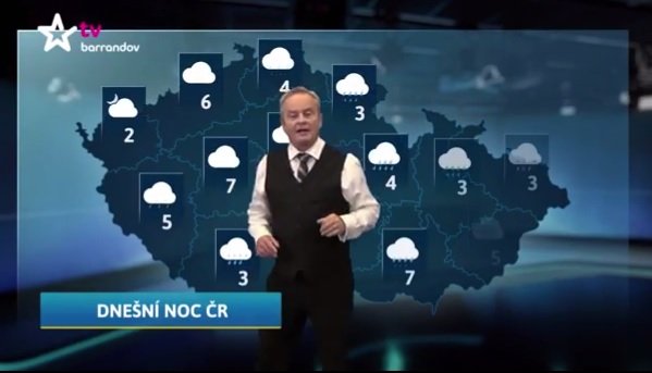 Nejlepší počasí s moderátorem Alexandrem Hemalou. Nejlepší počasí s moderátorem Alexandrem Hemalou.