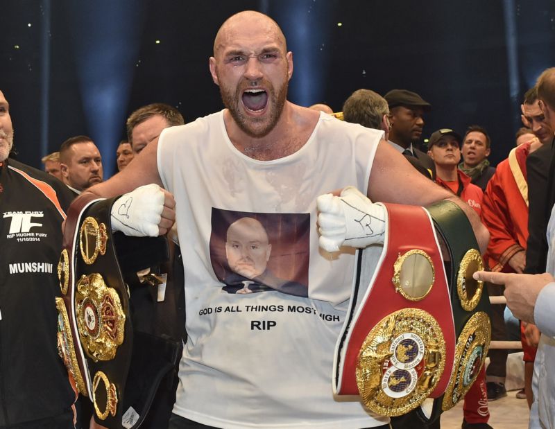 Boxer Tyson Fury.