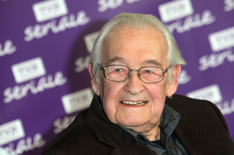 Polský režisér Andrzej Wajda. 