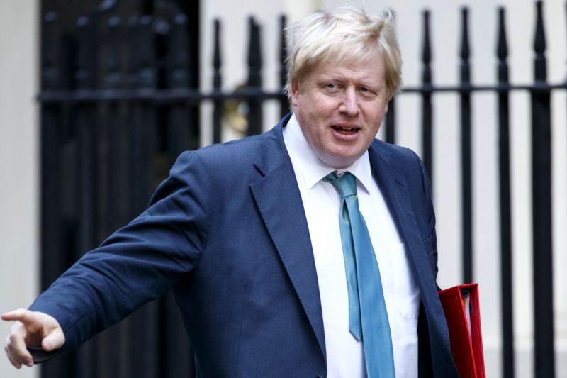Britský ministr zahraničí Boris Johnson. 