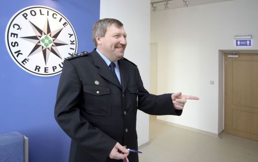 Policejní ředitel Oldřich Tomášek.