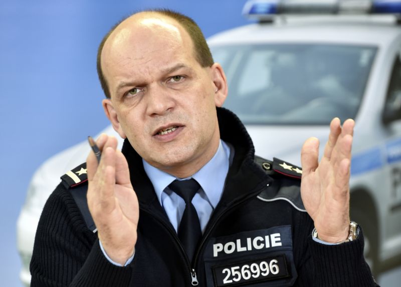 Policejní ředitel Martin Vondráček. 